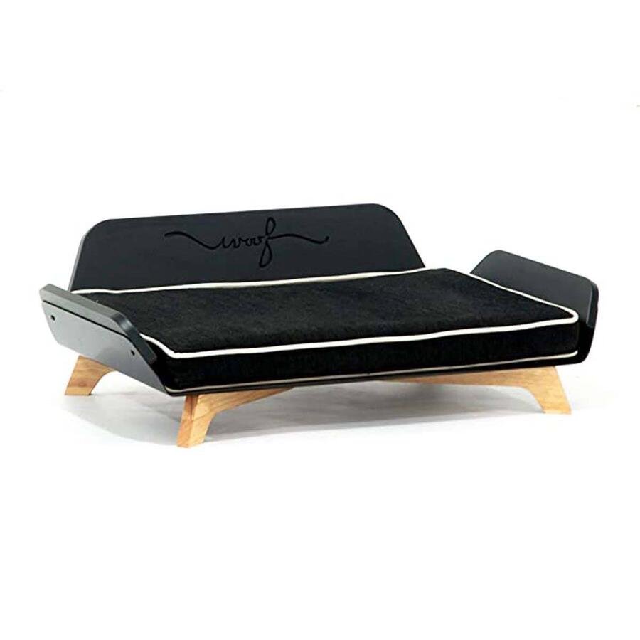 Indipets Voff Mat Black Dog Sofa Bed